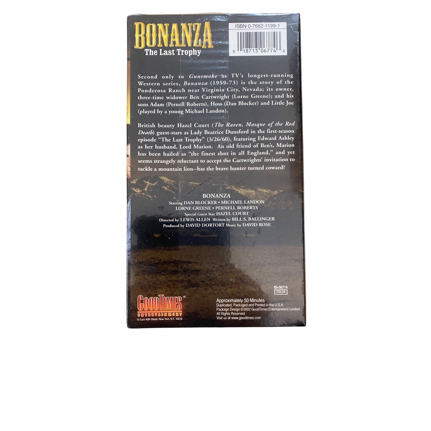 Bonanza Collectors Edition 5 VHS Set