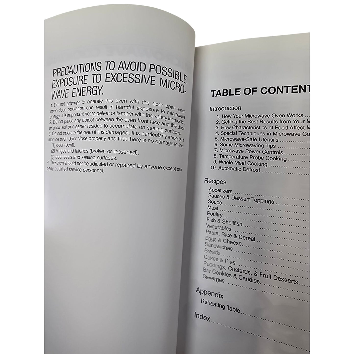 Kenmore Microwave Cooking