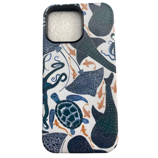 Oceanic Design iPhone 16 Pro Max Case With Marine Animal Pattern