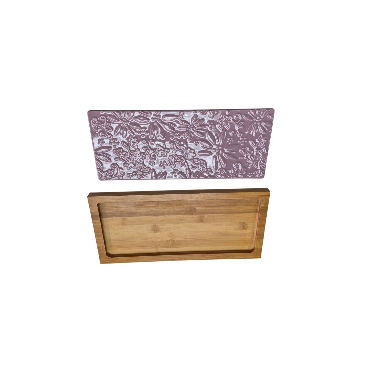 Temp-Tations by Tara Bamboo Serving Tray Set