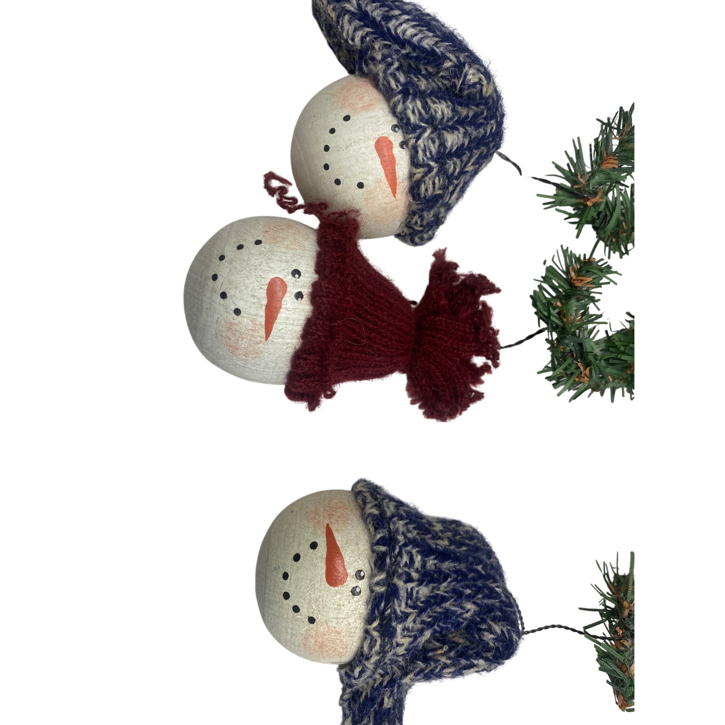 Let It Snow Snowman Wood Christmas Wall Hanging Decor