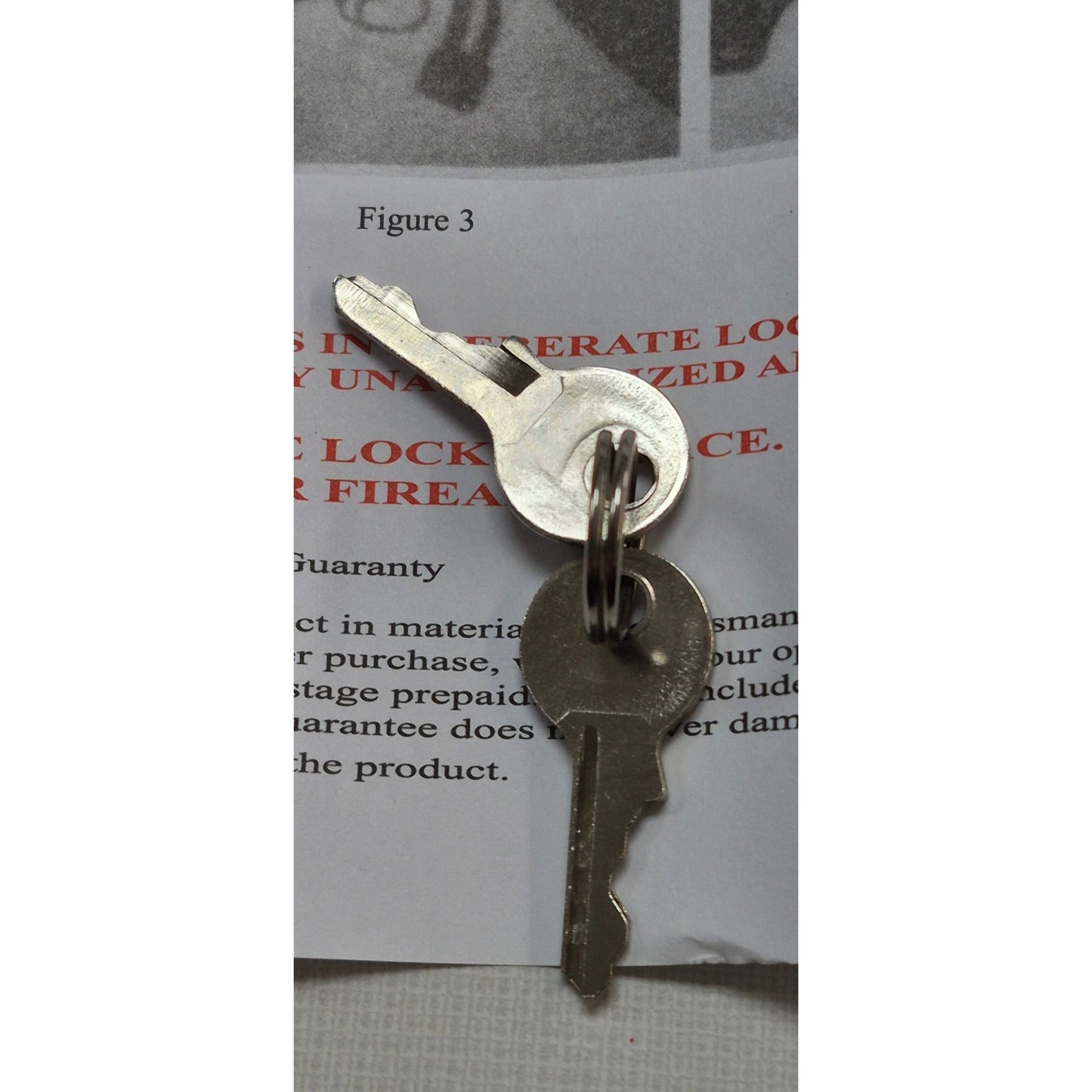 Rock Island Armory Firearm Safety Cable Lock W/ Keys 30mm Red