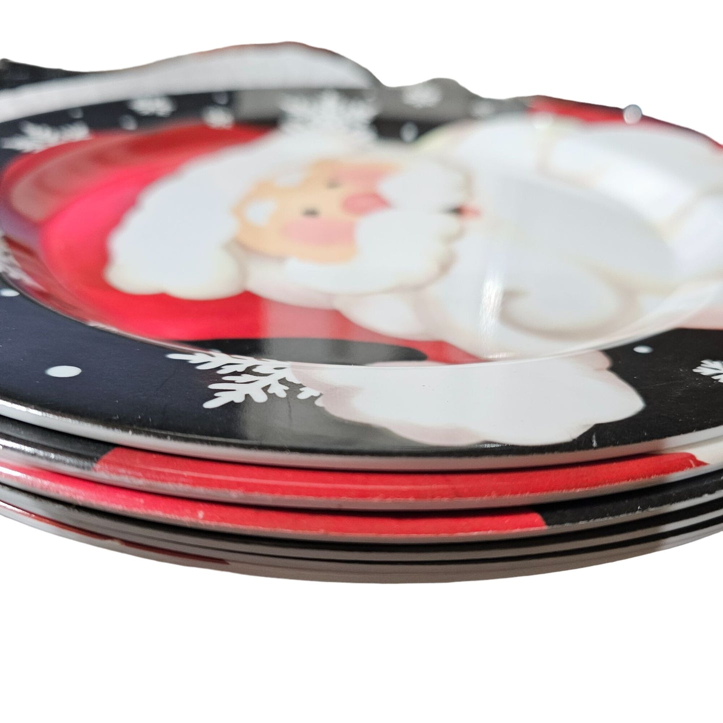 Santa Claus Plate Set 6