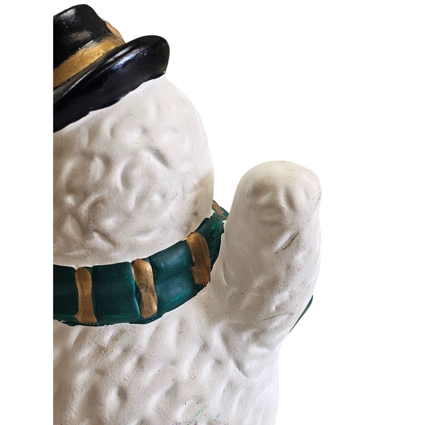 Vintage Snowman Planter