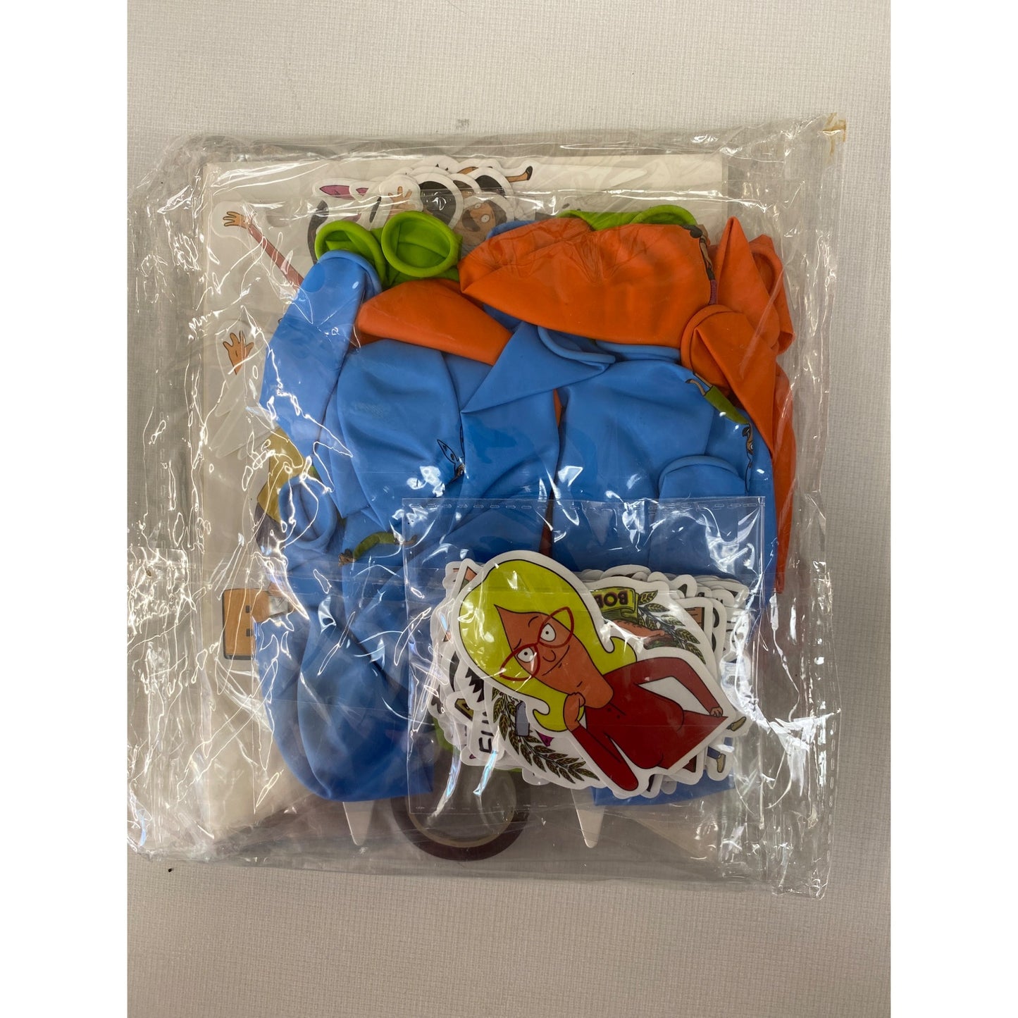 Bobs Burgers Birthday Party Cake Topper Kit Banner Balloons Stickers