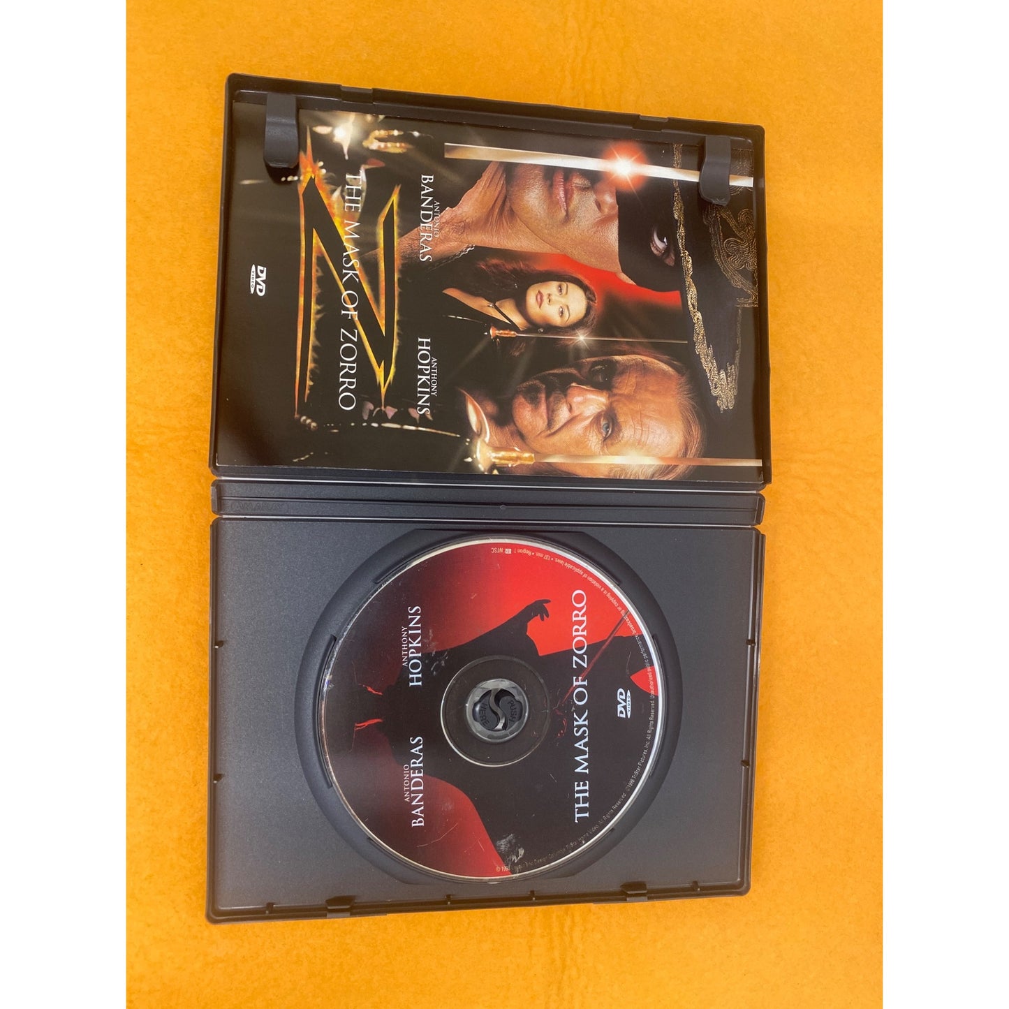 The Mask Of Zorro DVD Deluxe Widescreen Presentation Antonio Banderas & Anthony Hopkins