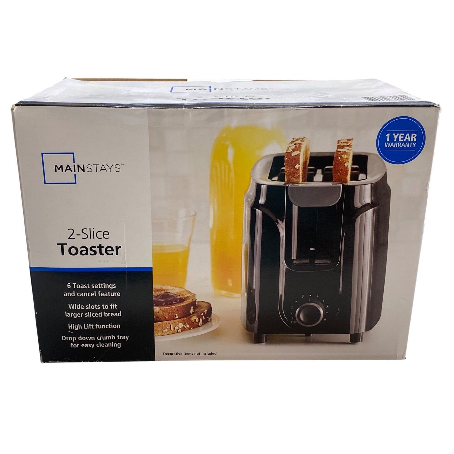 Mainstays 2-Slice Toaster