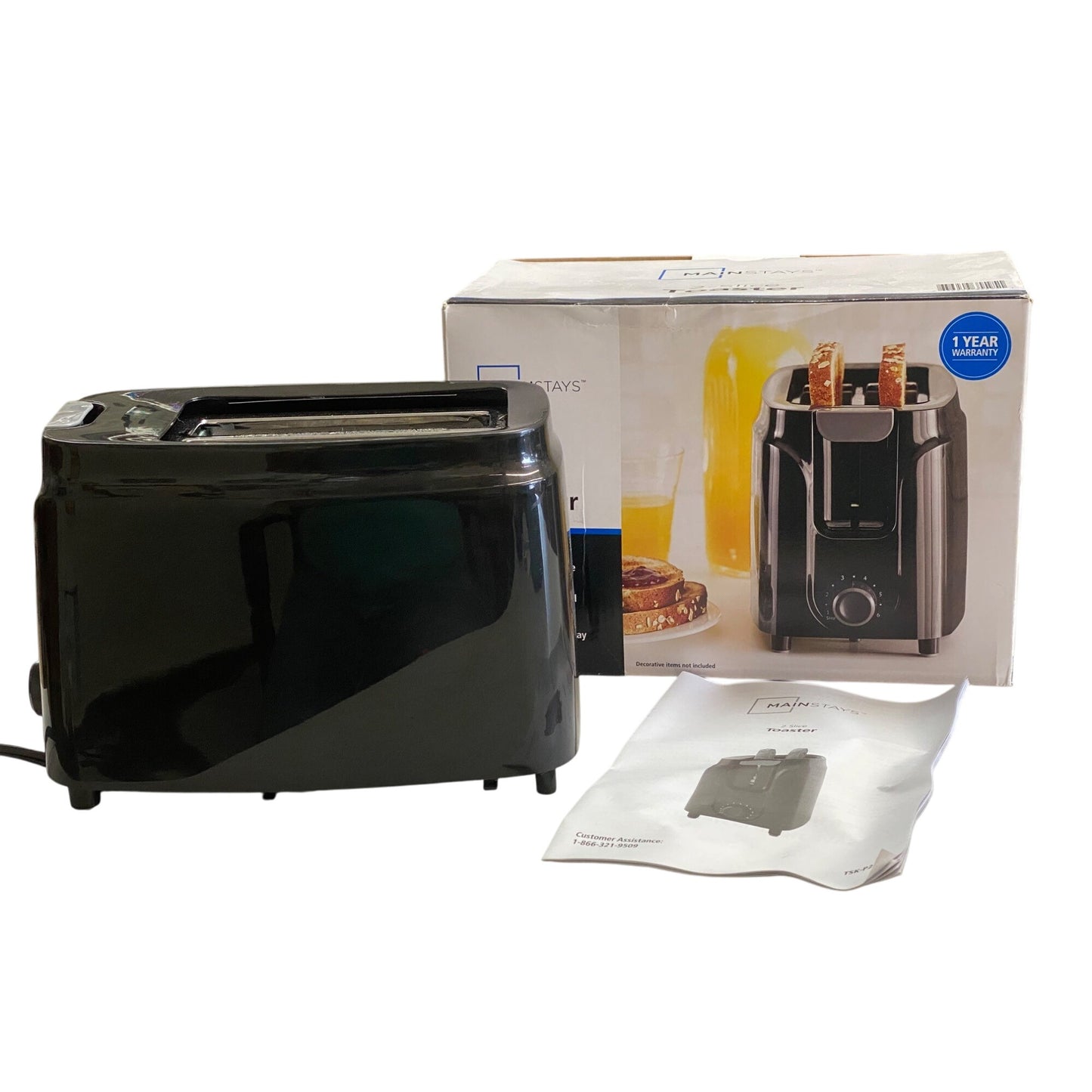 Mainstays 2-Slice Toaster