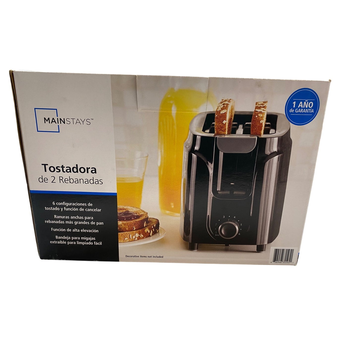 Mainstays 2-Slice Toaster