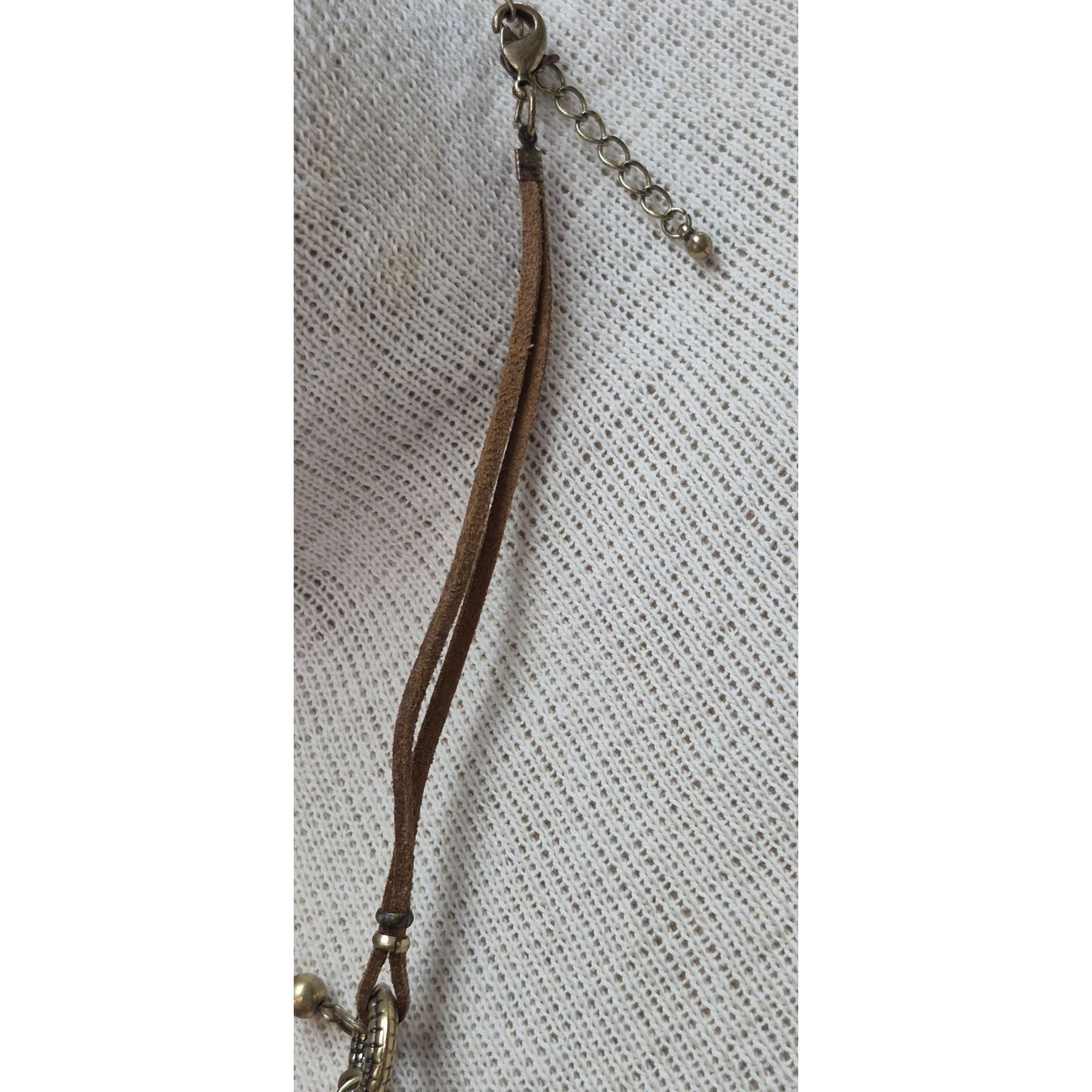 Vintage Beaded Necklace Pink Peach Purple Boho Jewelry