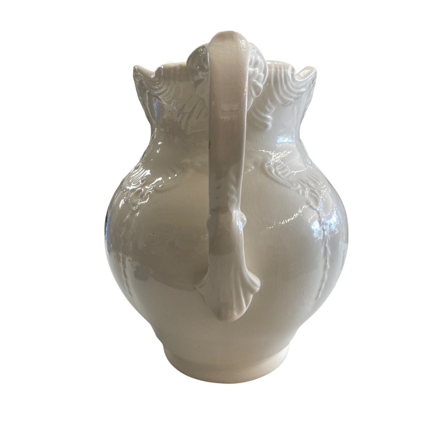 Vintage Pitcher Yellow Rose