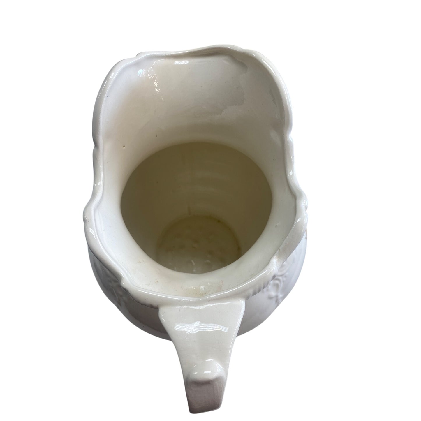 Vintage Pitcher Yellow Rose