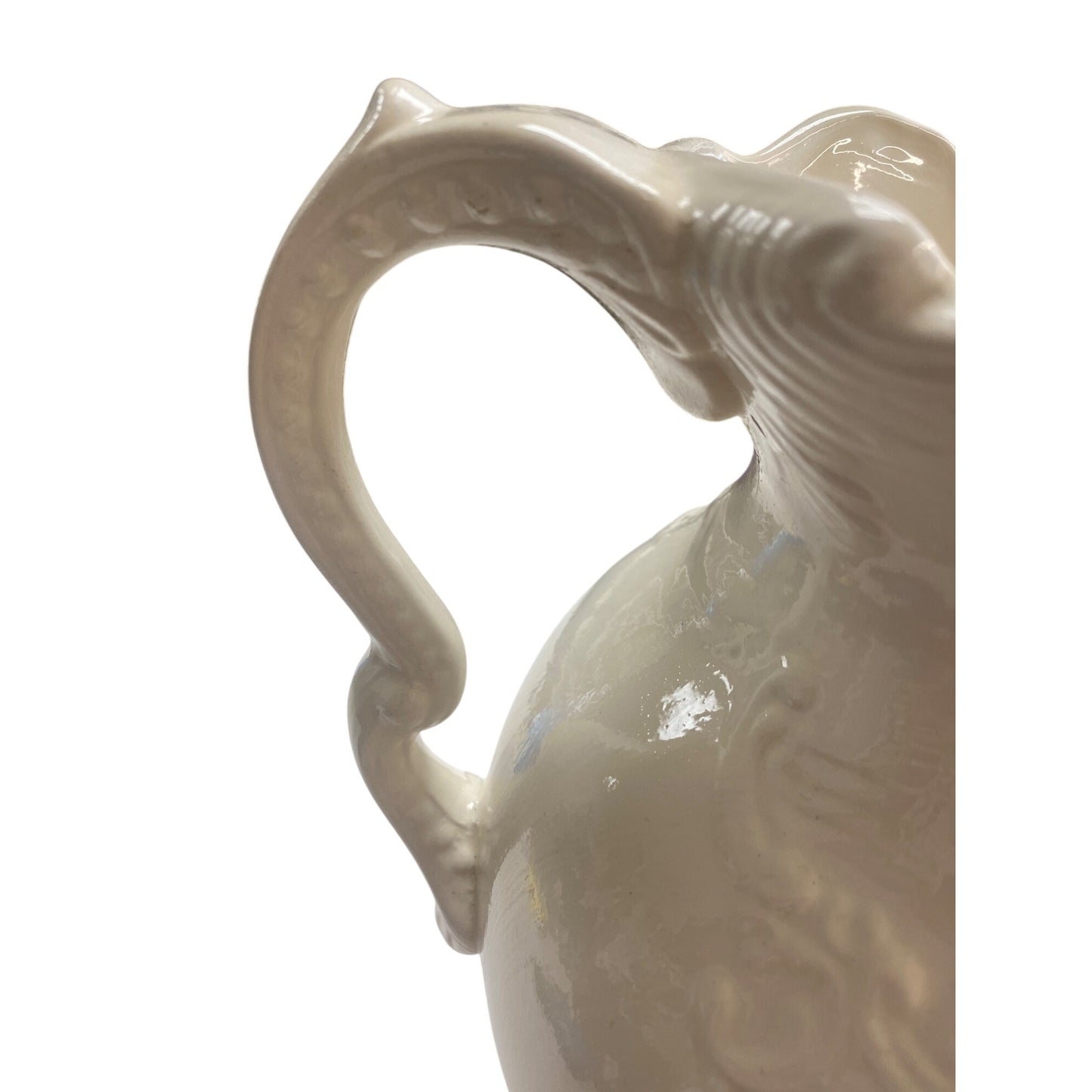 Vintage Pitcher Yellow Rose