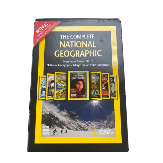 The Complete National Geographic Every Issue Since 1888 On 6 DVD-ROMs & High Adventure Book
