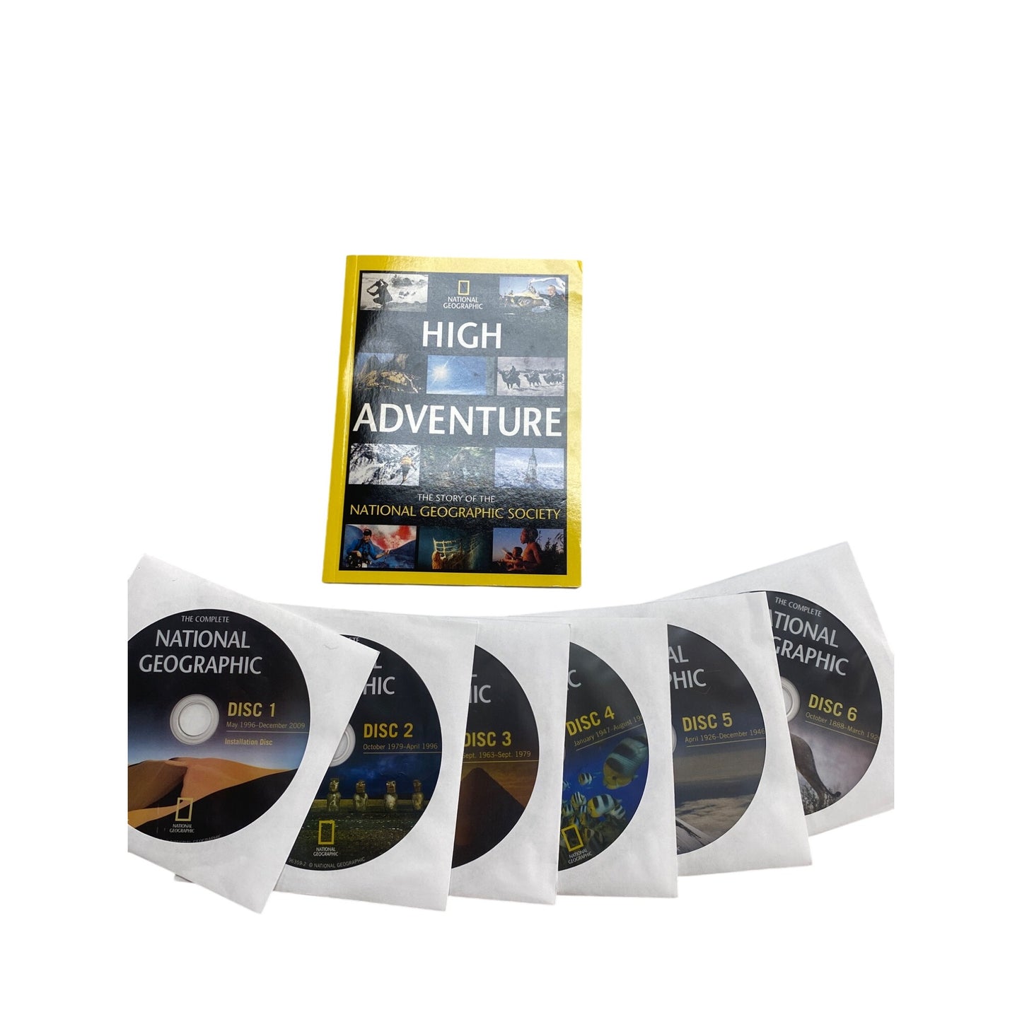 The Complete National Geographic Every Issue Since 1888 On 6 DVD-ROMs & High Adventure Book