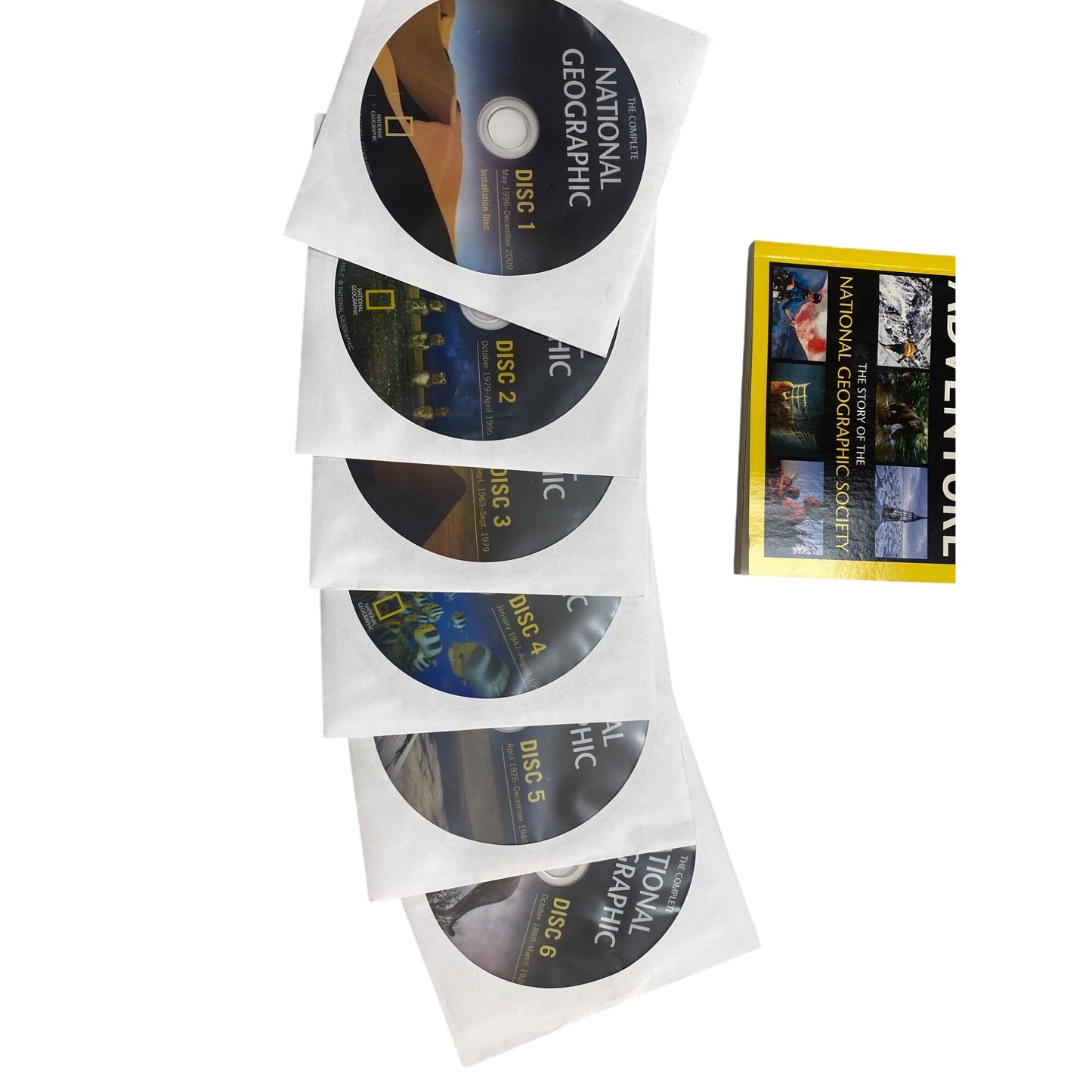 The Complete National Geographic Every Issue Since 1888 On 6 DVD-ROMs & High Adventure Book