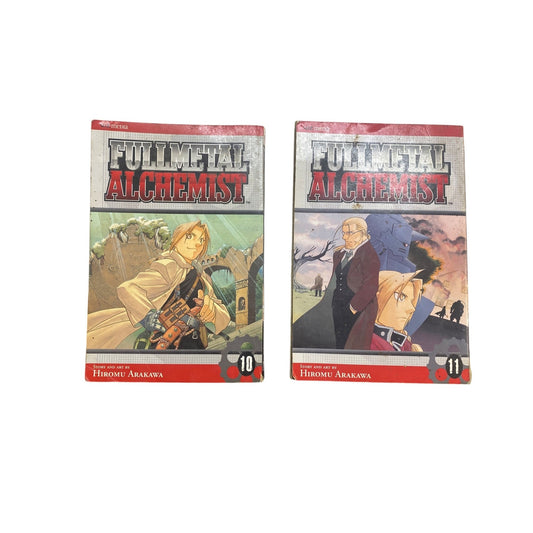 Fullmetal Alchemist Manga Volumes 10 & 11 By Hiromu Arakawa