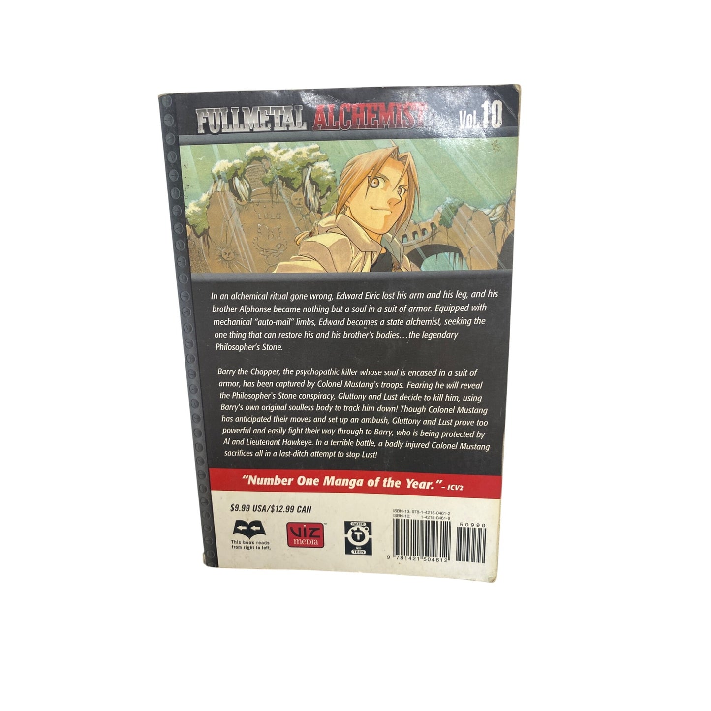 Fullmetal Alchemist Manga Volumes 10 & 11 By Hiromu Arakawa