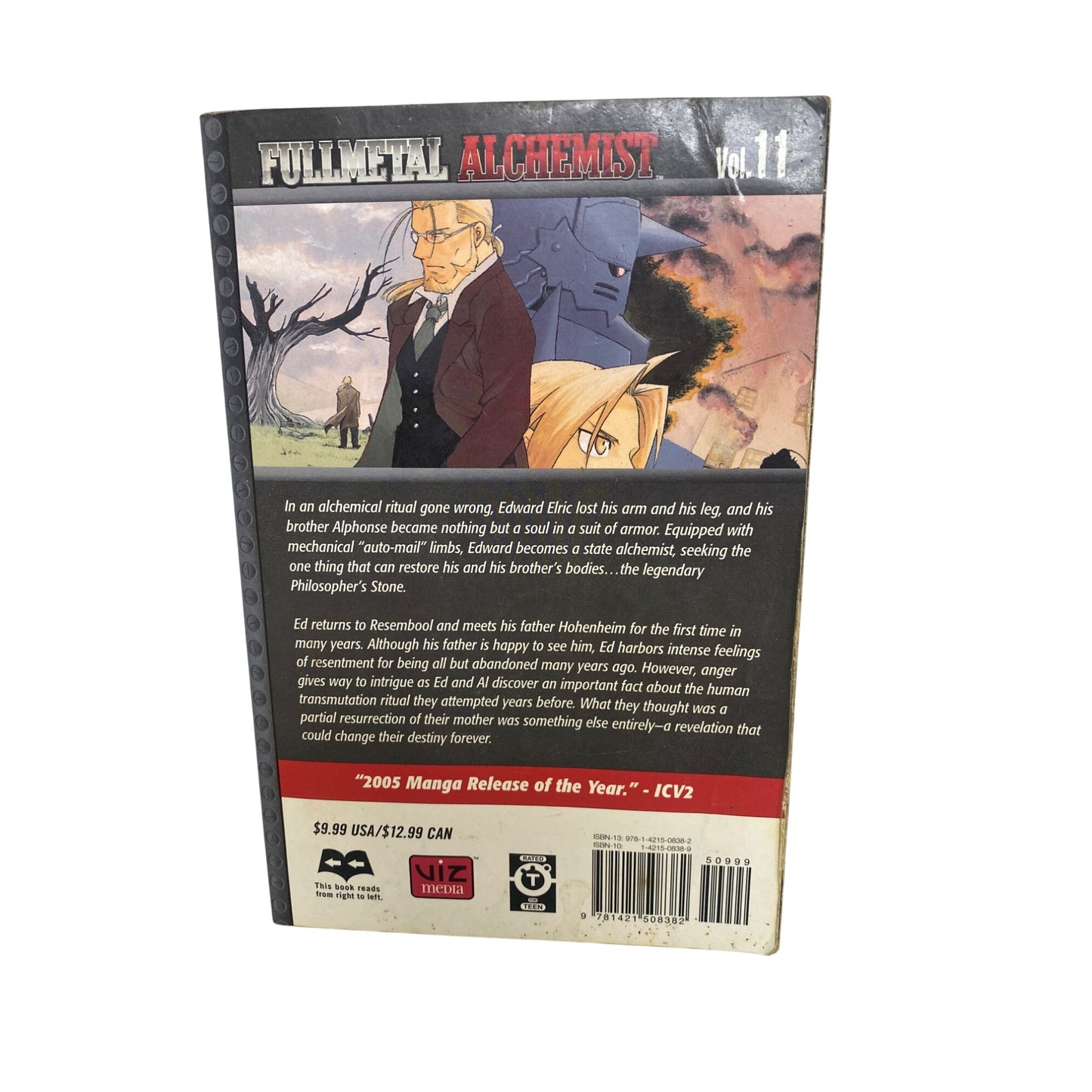 Fullmetal Alchemist Manga Volumes 10 & 11 By Hiromu Arakawa