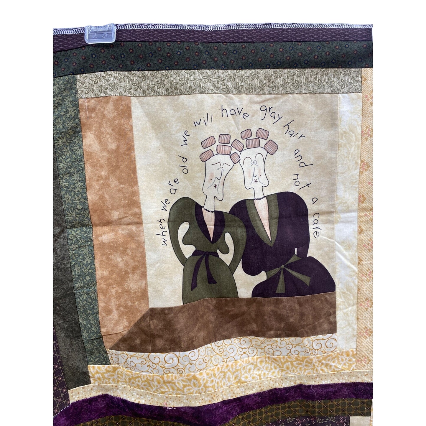 Quilting Fabric Panel                         31" x 32"