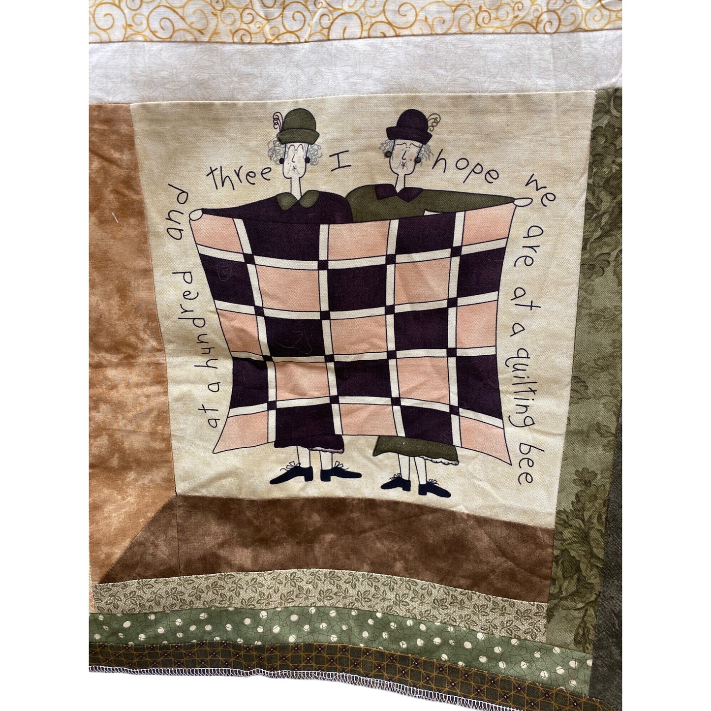 Quilting Fabric Panel                         31" x 32"