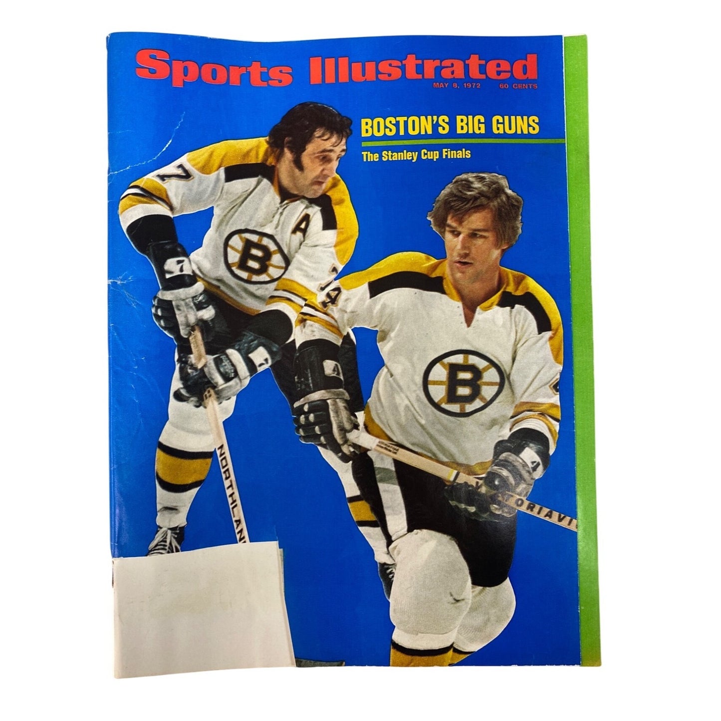 Vintage 1972 Sports Illustrated Magazine Boston Bruins Stanley Cup Finals May Issue