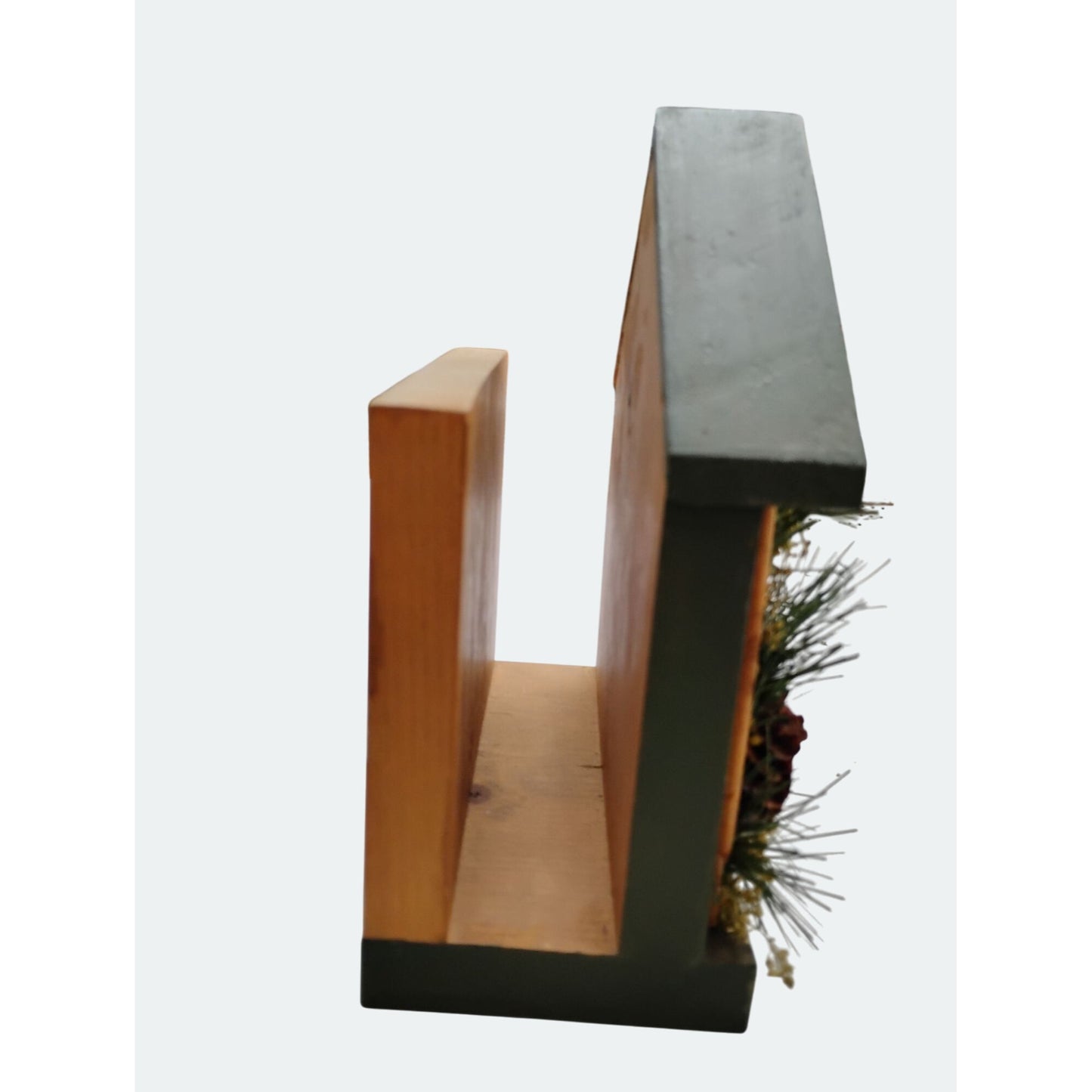 Rustic Wooden Birdhouse Napkin Holder