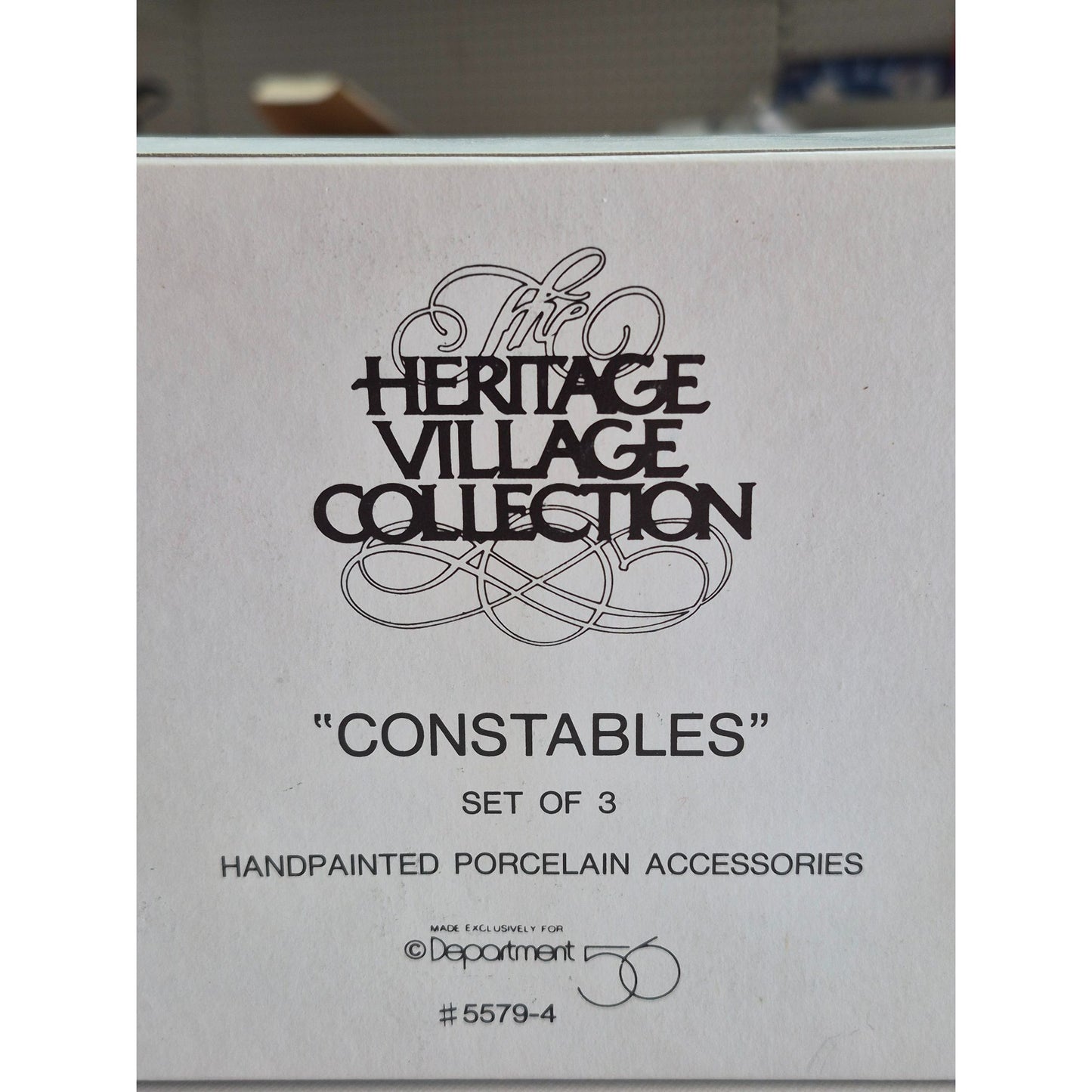 Department 56 The Heritage Village Collection "Constables"