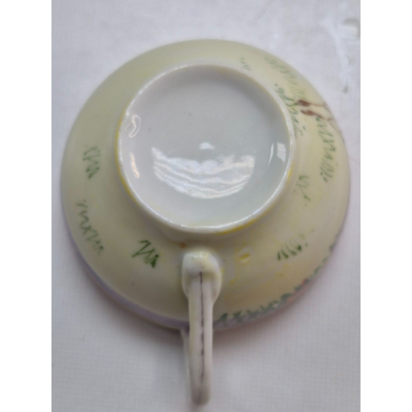 Antique Nippon Hand Painted Tea Cup & Saucer Set 2