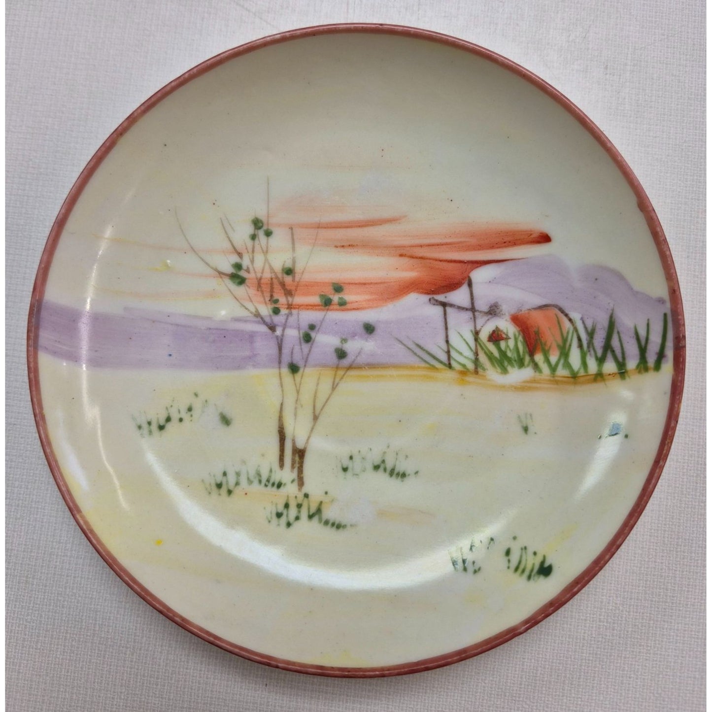 Antique Nippon Hand Painted Tea Cup & Saucer Set 2