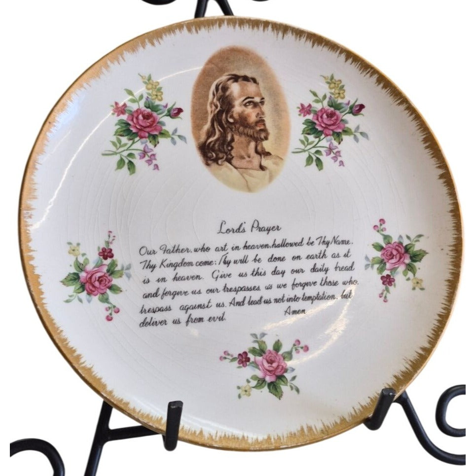 Vintage Lords Prayer Plate