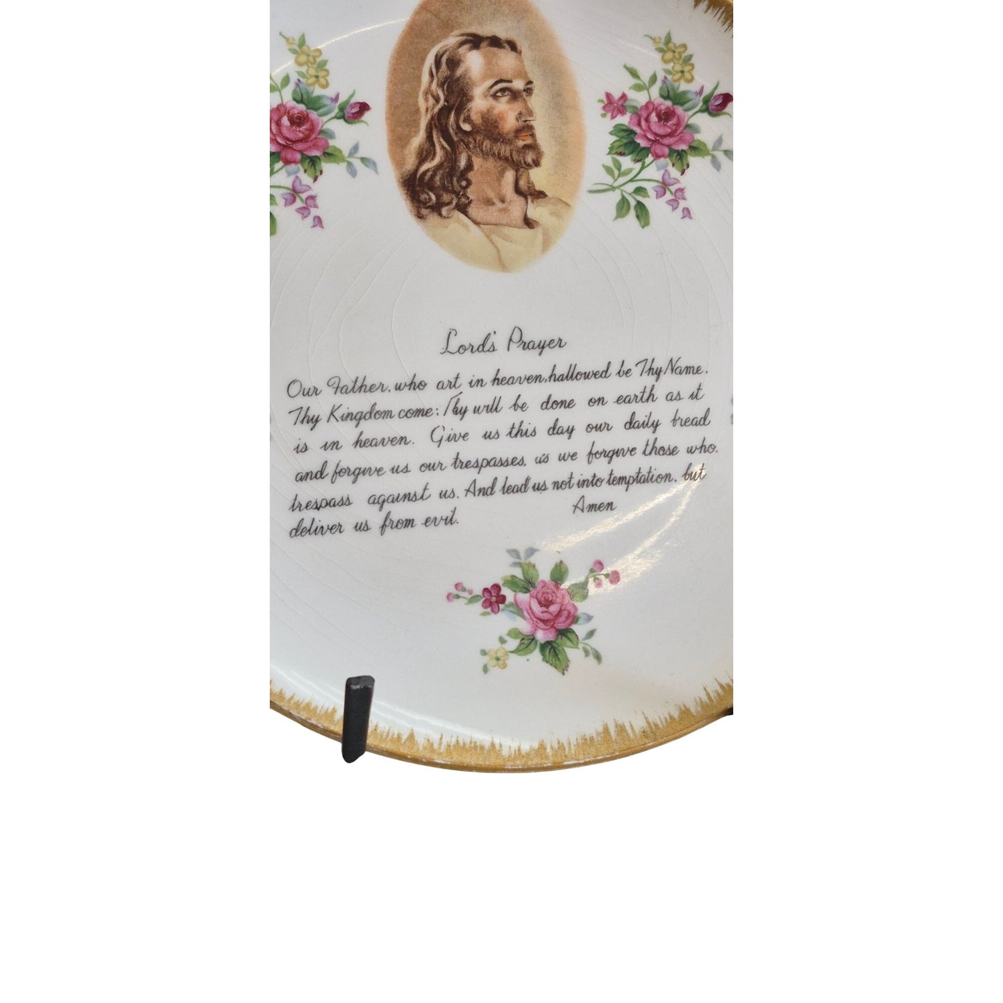 Vintage Lords Prayer Plate