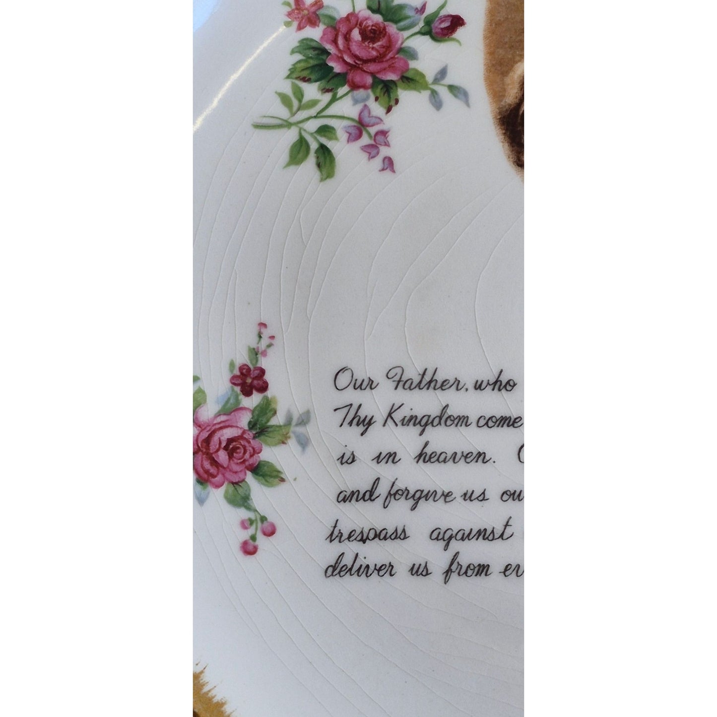 Vintage Lords Prayer Plate