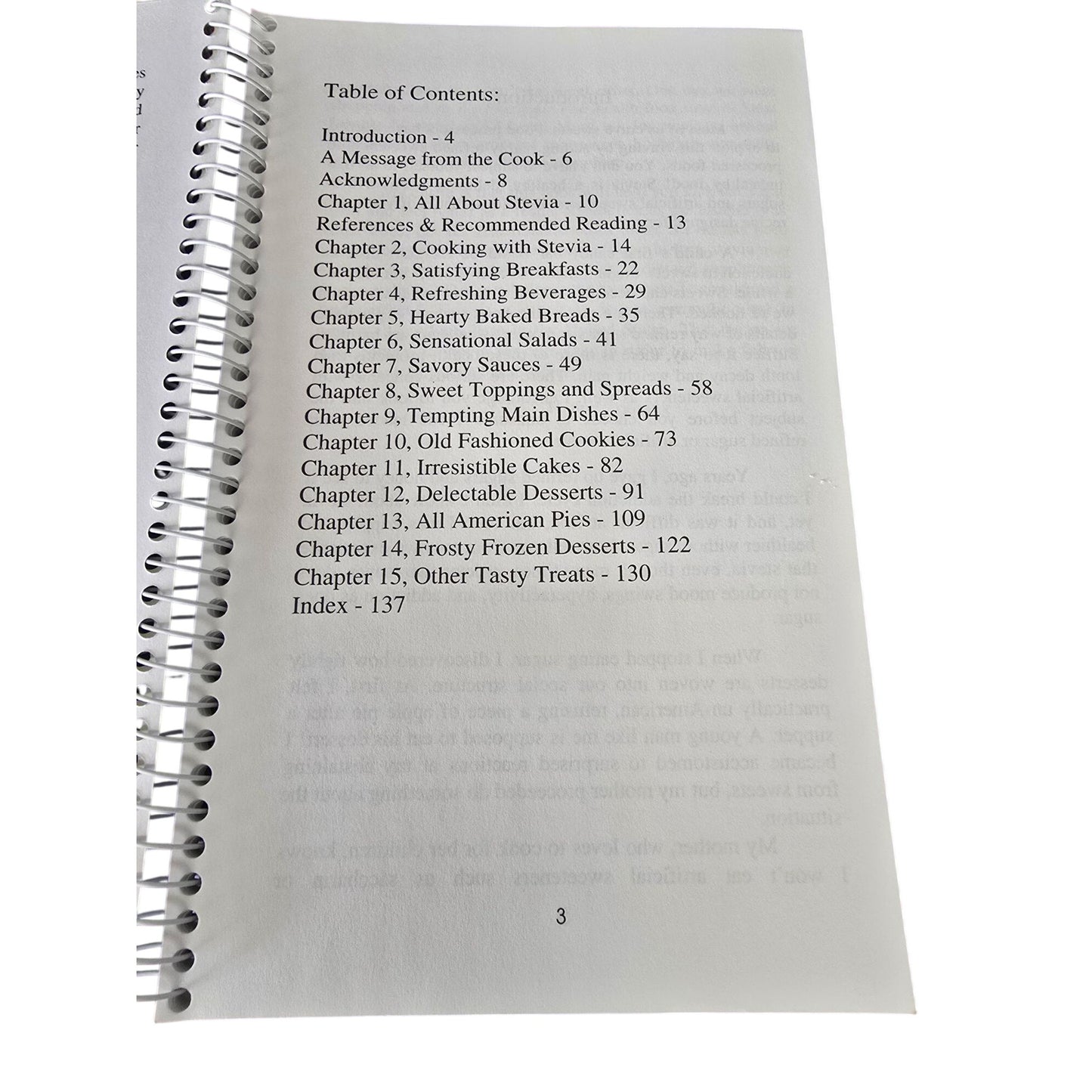 Stevia Sweet Recipes Spiral Cookbook By Jeffrey Goettemoeller 1998 Sugar-Free