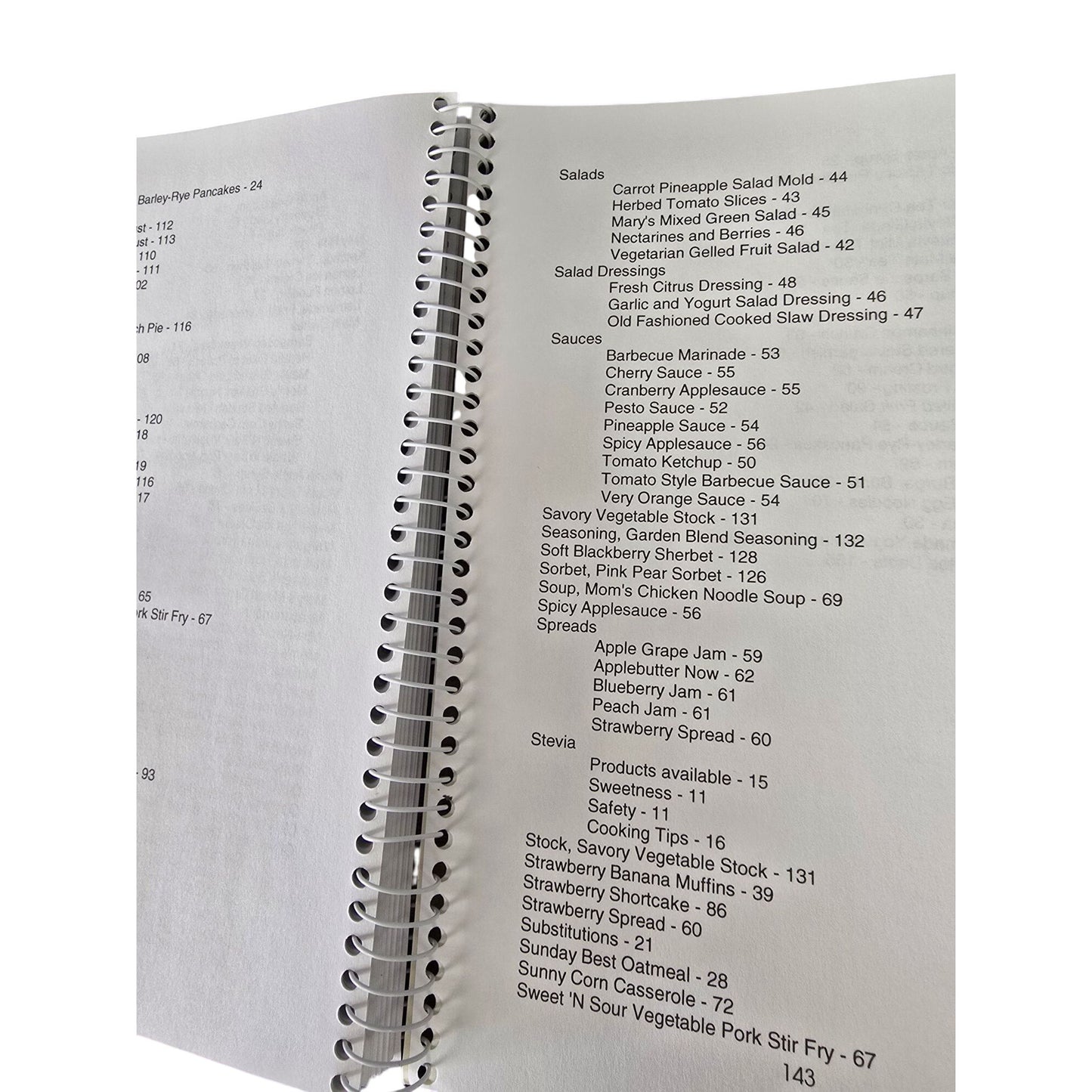 Stevia Sweet Recipes Spiral Cookbook By Jeffrey Goettemoeller 1998 Sugar-Free