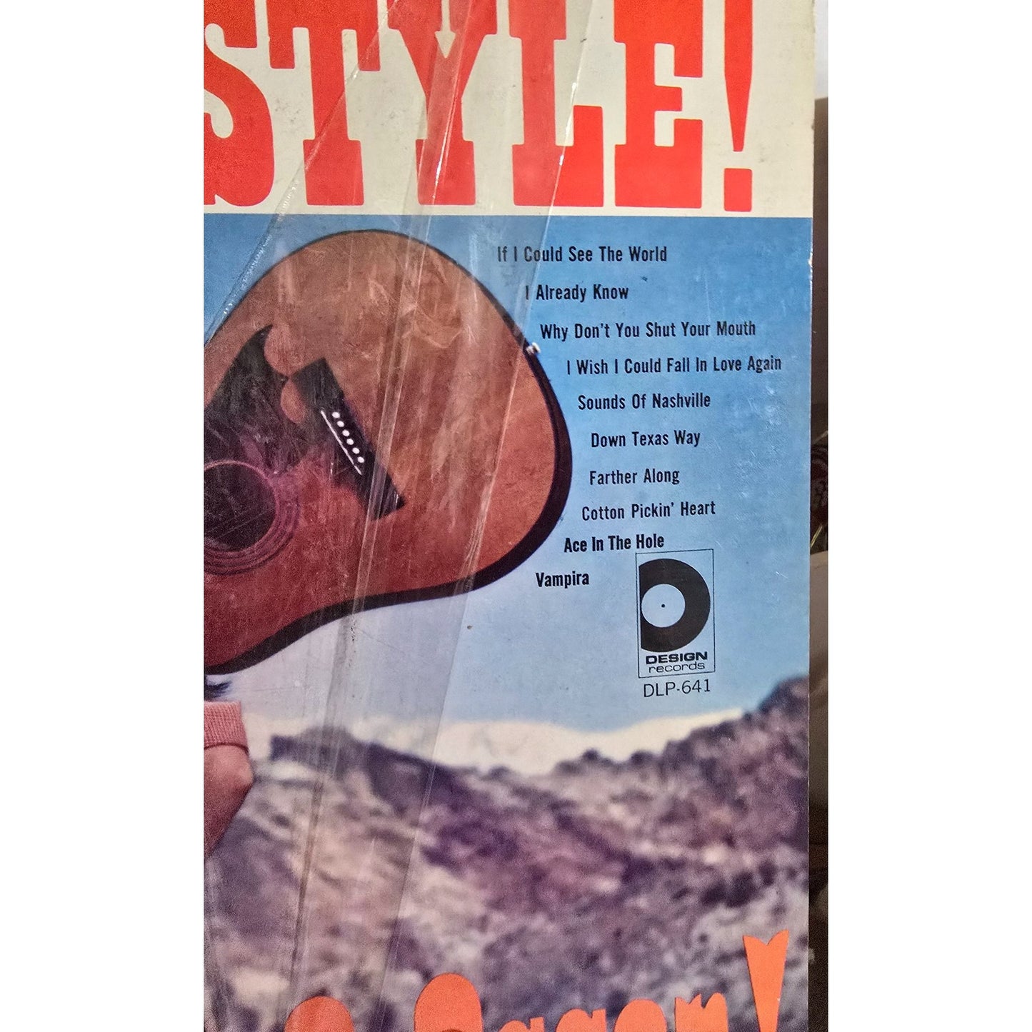 Country Style! Vinyl Record Patsy Cline & More Design Records DLP-641