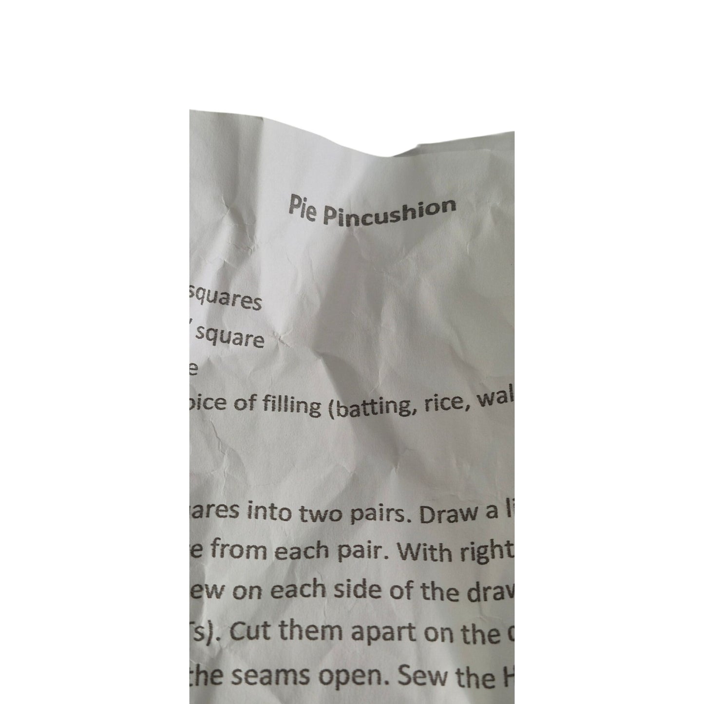 The Pioneer Woman Pie Plate & DIY Pincushion Kit With Instructions & Cotton Fabrics For Crafting