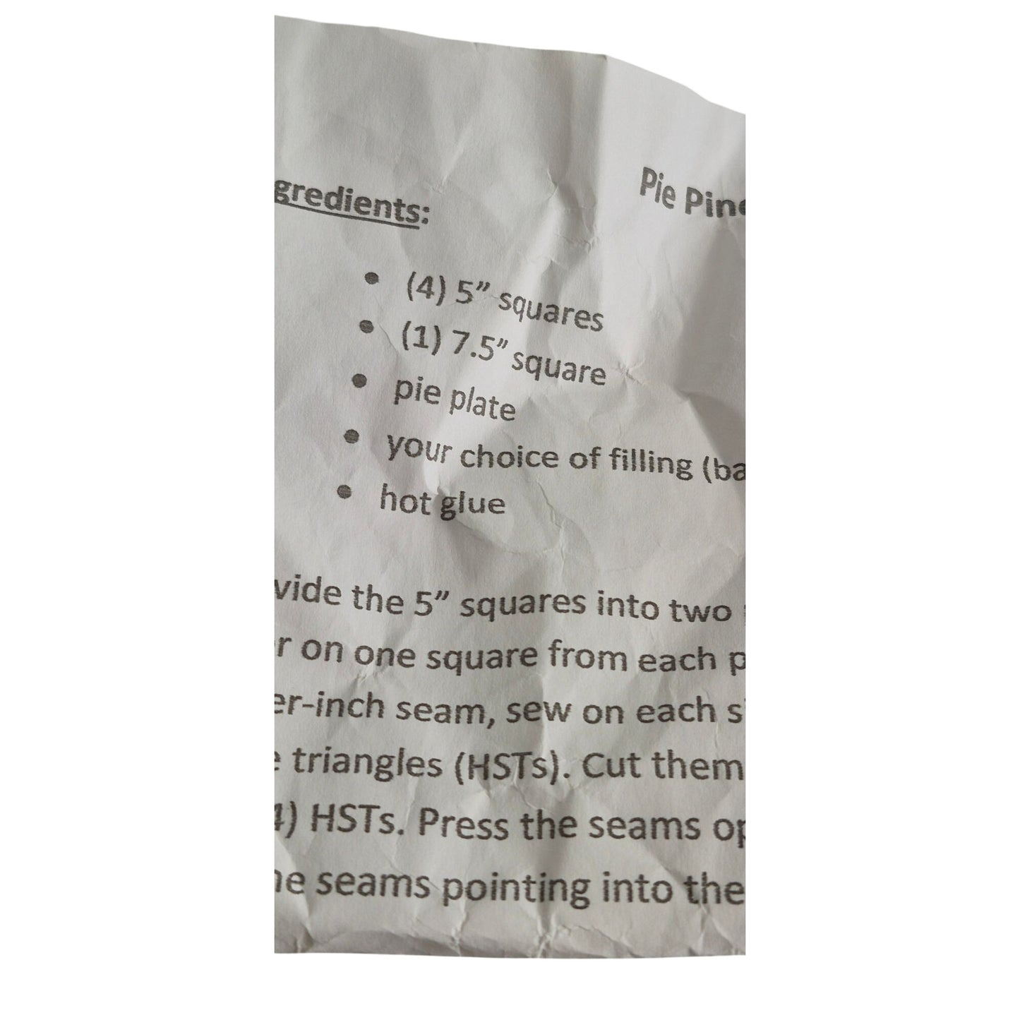 The Pioneer Woman Pie Plate & DIY Pincushion Kit With Instructions & Cotton Fabrics For Crafting