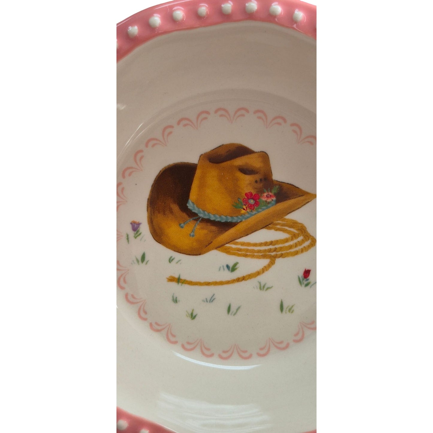 The Pioneer Woman Pie Plate & DIY Pincushion Kit With Instructions & Cotton Fabrics For Crafting