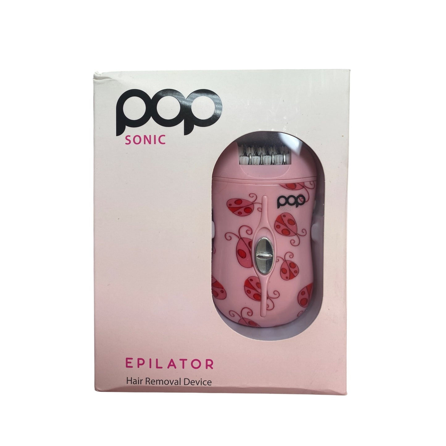 Pop Sonic Epilator Hair Removal Device With Ladybug
