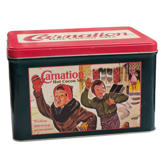 Carnation Hot Cocoa Mix Collectible Tin Box
