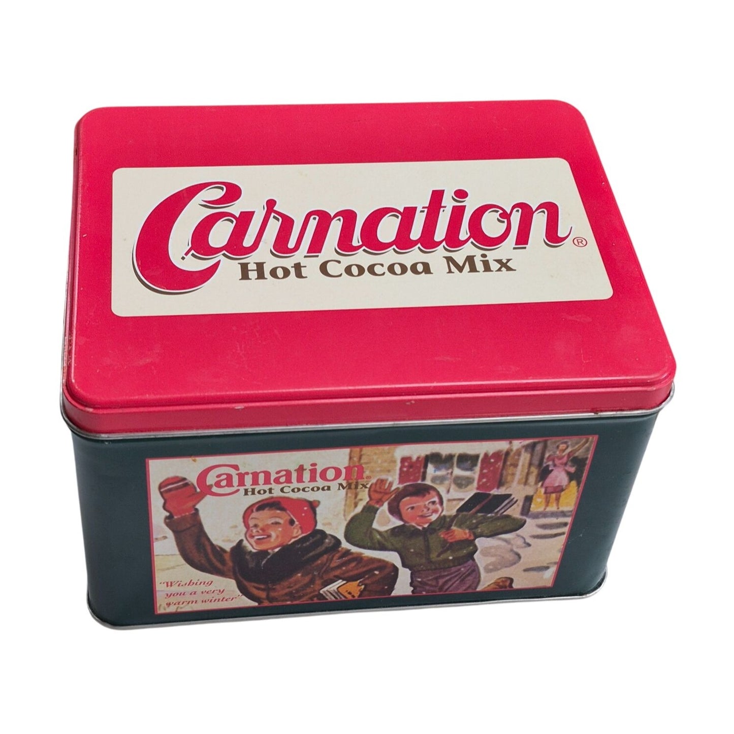 Carnation Hot Cocoa Mix Collectible Tin Box