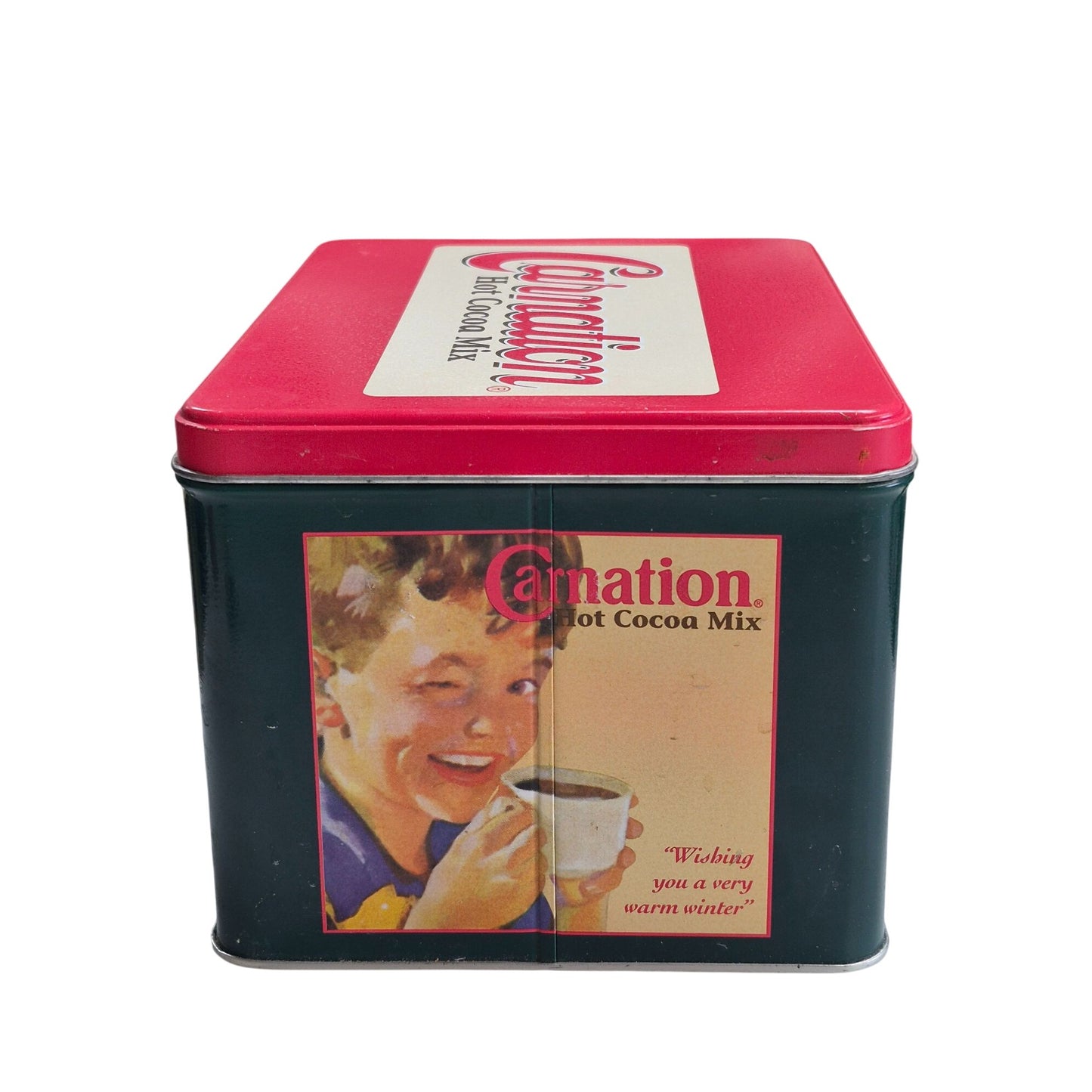 Carnation Hot Cocoa Mix Collectible Tin Box