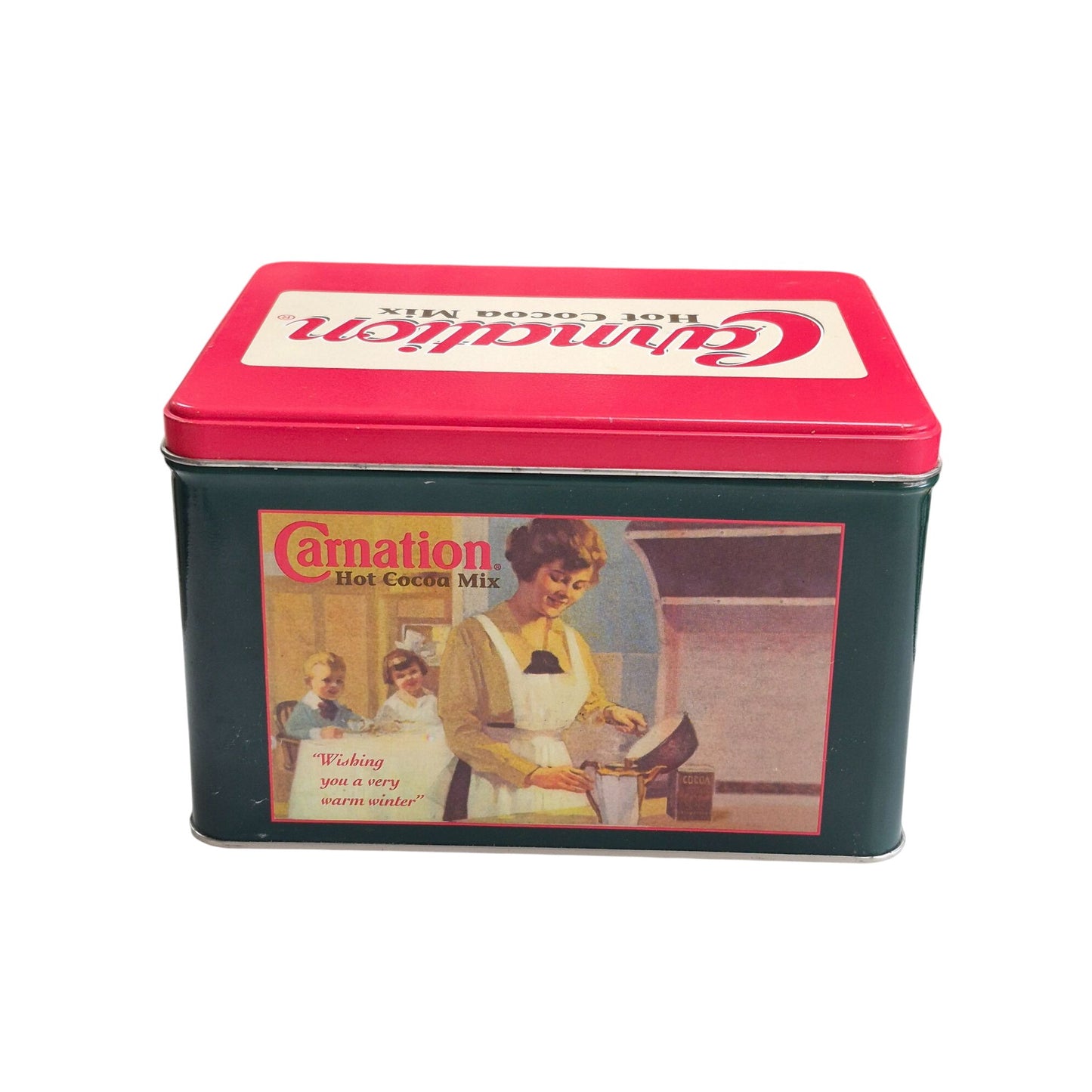 Carnation Hot Cocoa Mix Collectible Tin Box