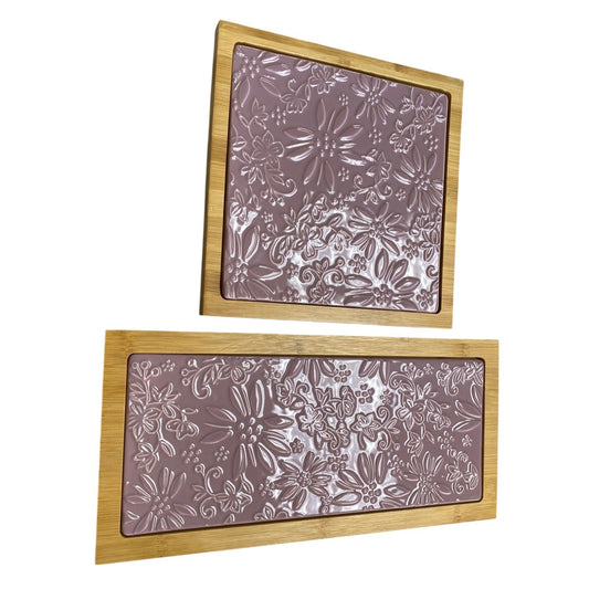 Bamboo Serving Tray Set 2