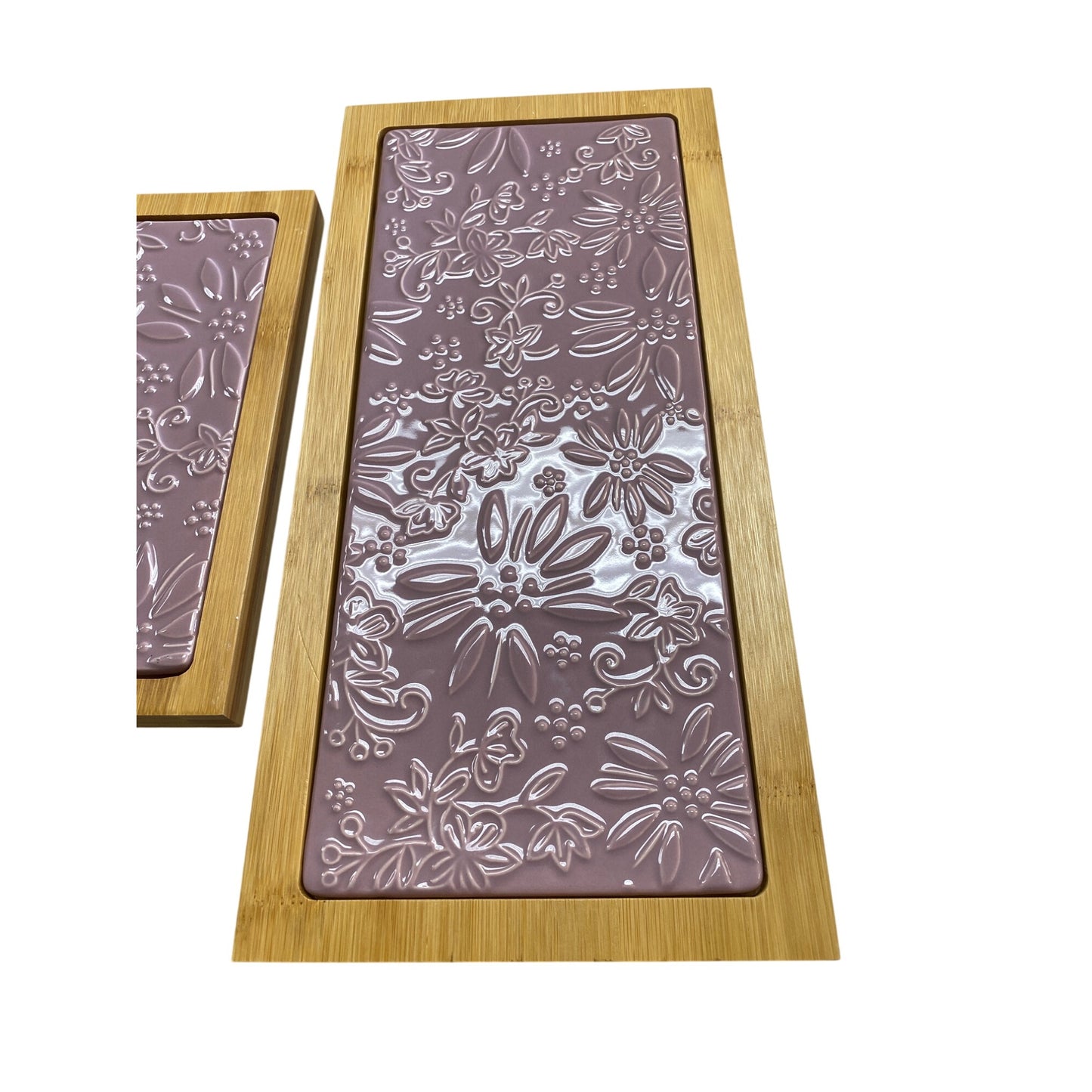 Bamboo Serving Tray Set 2