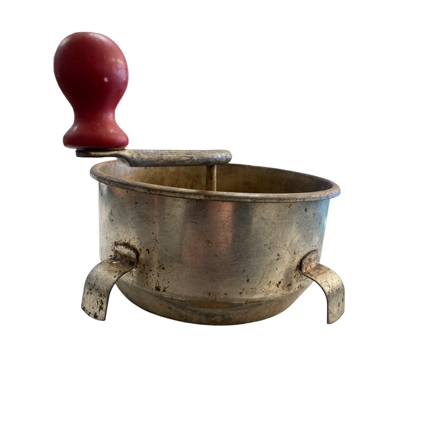 Vintage Foley Food Mill With Red Wooden Handle