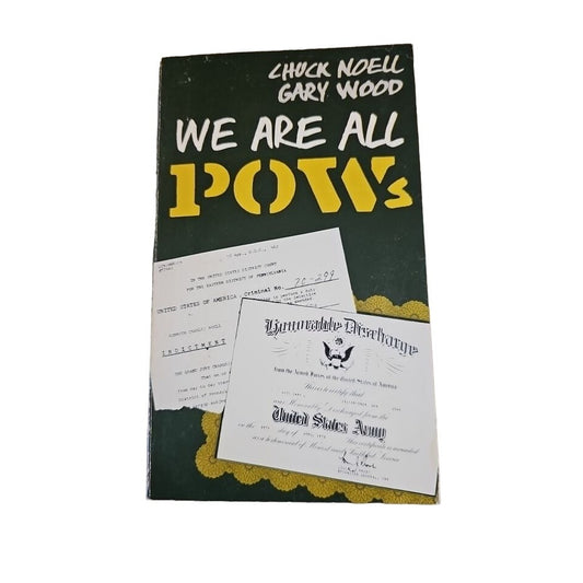 "We Are All POWs" Book By Chuck Noell & Gary Wood 1975 Fortress Press Paperback