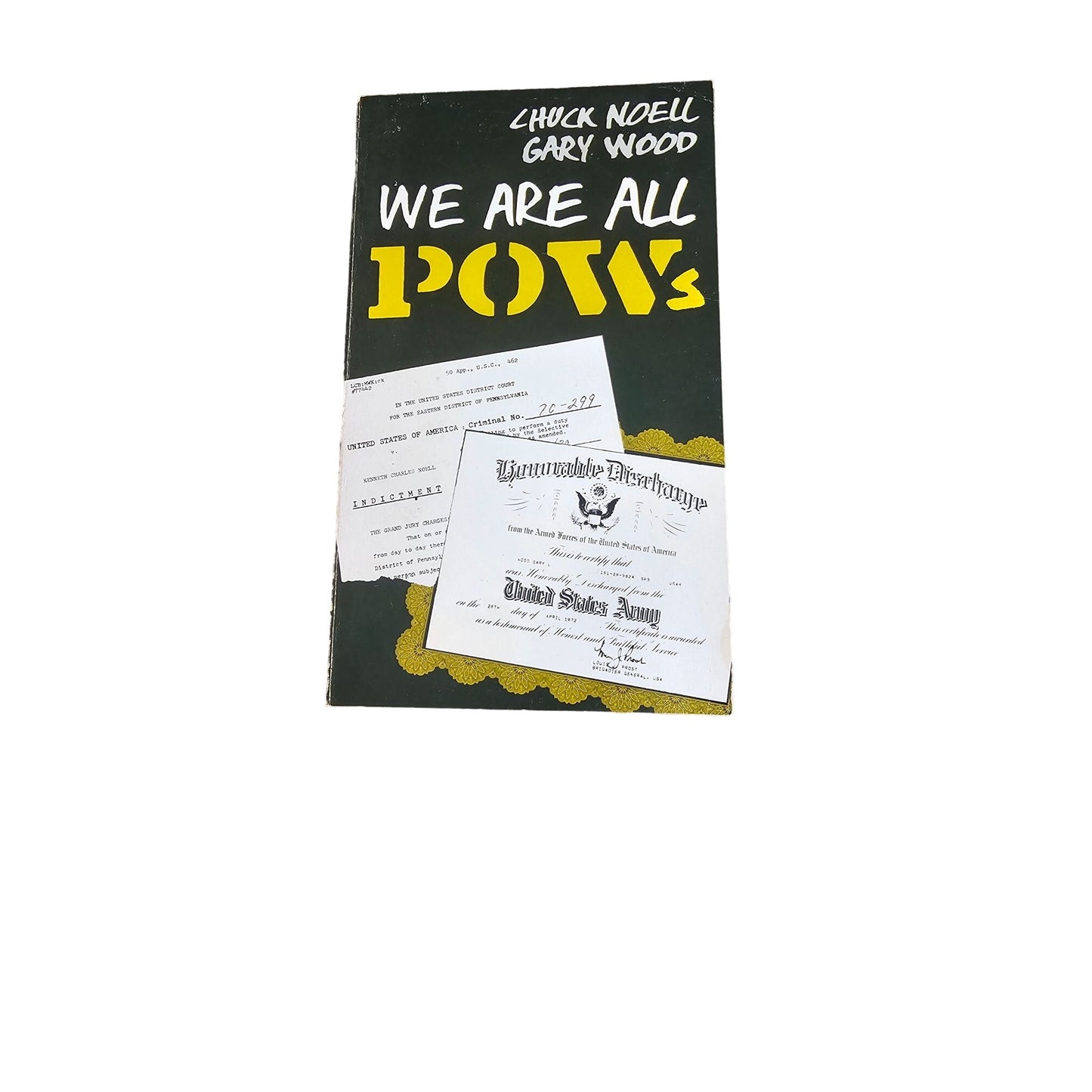 "We Are All POWs" Book By Chuck Noell & Gary Wood 1975 Fortress Press Paperback