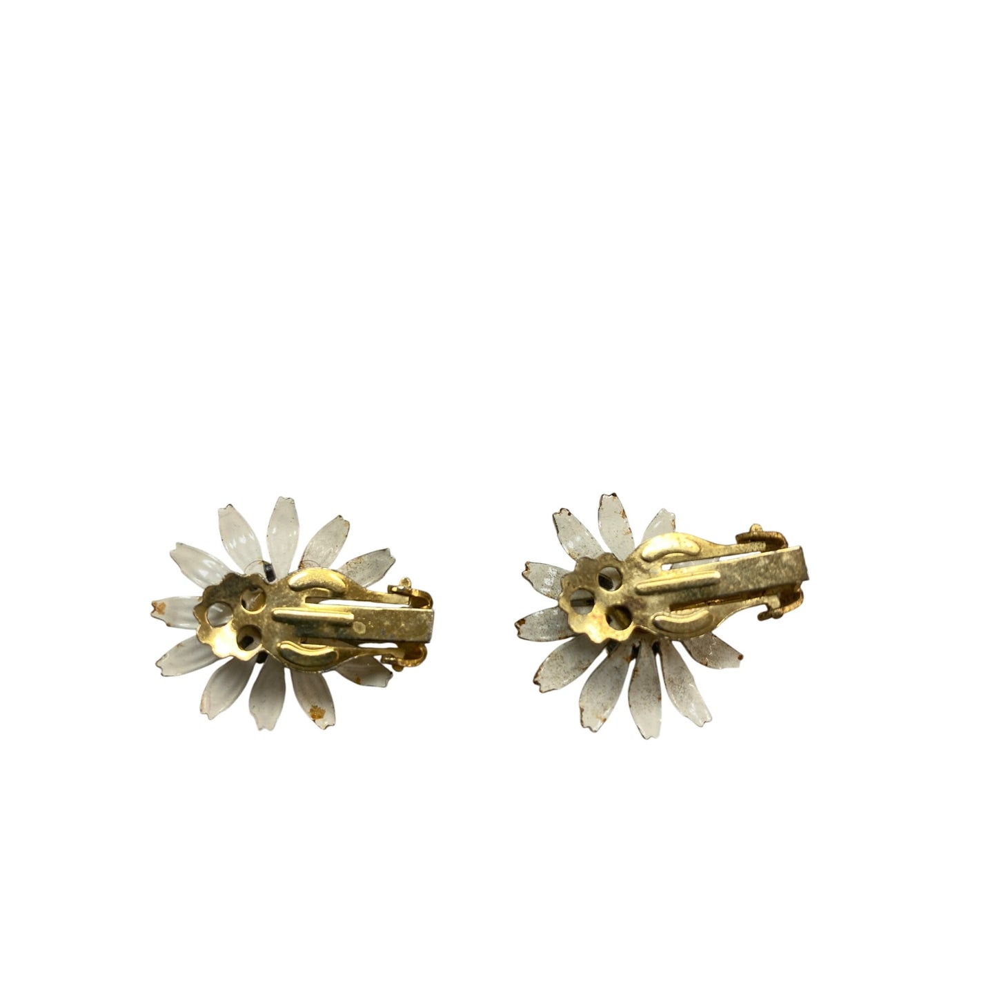 Vintage Daisy Clip-On Earrings